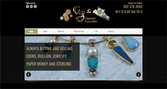 Desktop Screenshot of coinandjewelrygallery.com